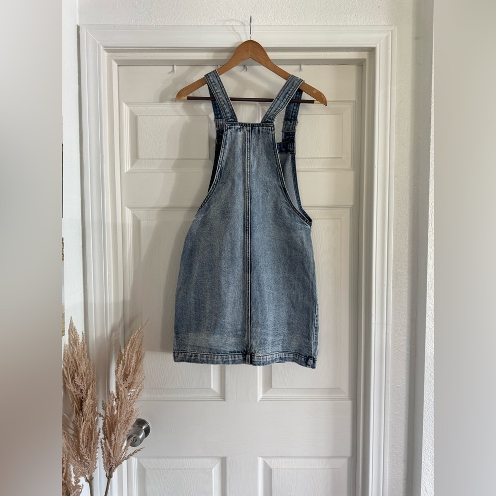 Forever 21 Light Wash Denim Overall Dress - Picture 10 of 11